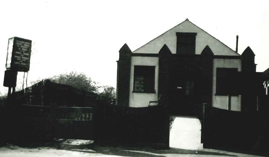 Original Church building in 1933